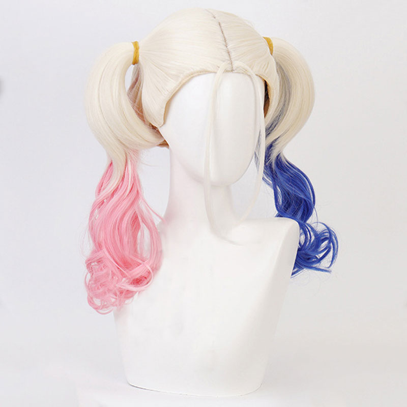 DC Comics New Batman Suicide Squad Harley Quinn Cosplay Wig