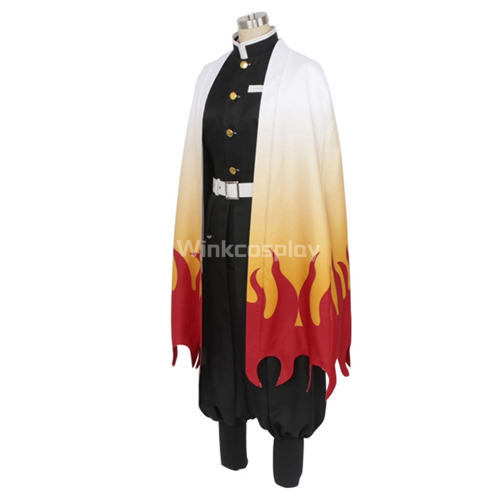 Demon Slayer: Kimetsu No Yaiba Rengoku Kyoujurou Cosplay Costume