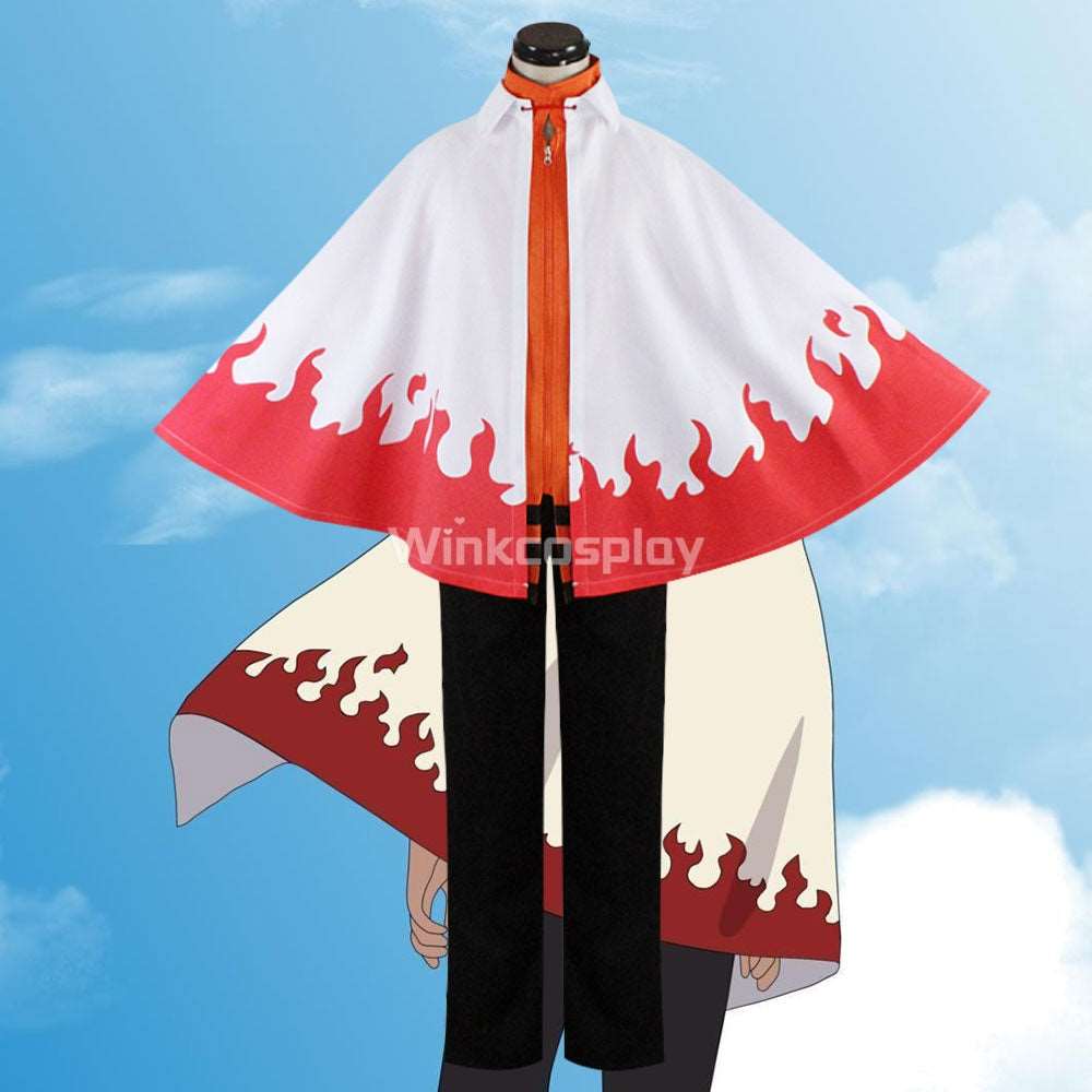 7th Hokage Uzumaki Naruto from Naruto Halloween Cosplay Costume