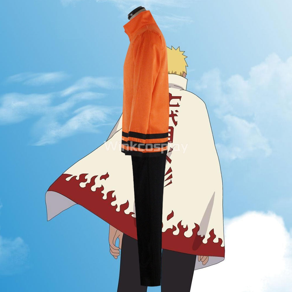 7th Hokage Uzumaki Naruto from Naruto Halloween Cosplay Costume