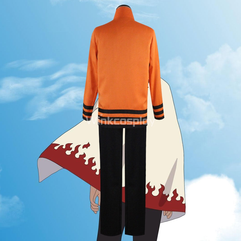7th Hokage Uzumaki Naruto from Naruto Halloween Cosplay Costume