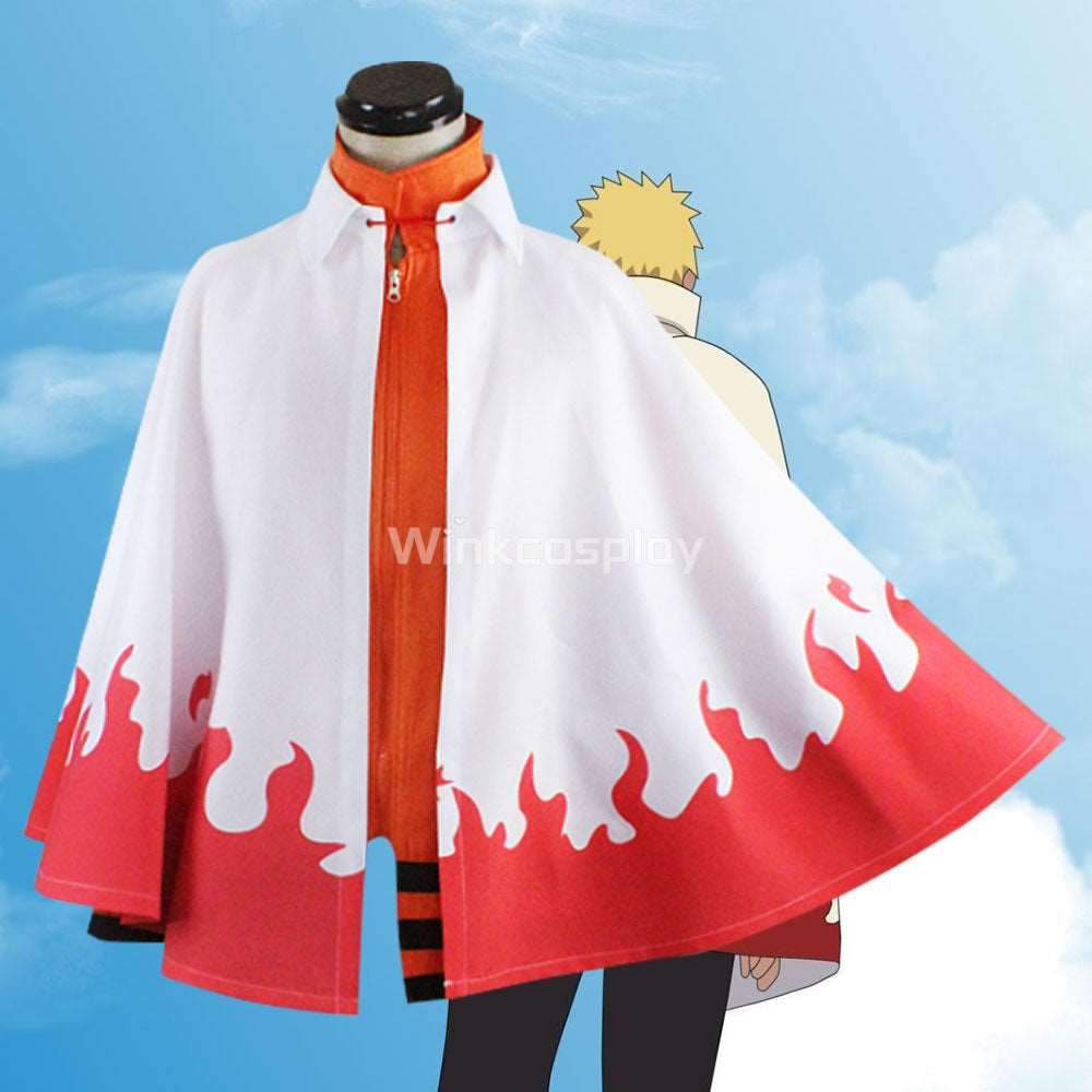 7th Hokage Uzumaki Naruto from Naruto Halloween Cosplay Costume