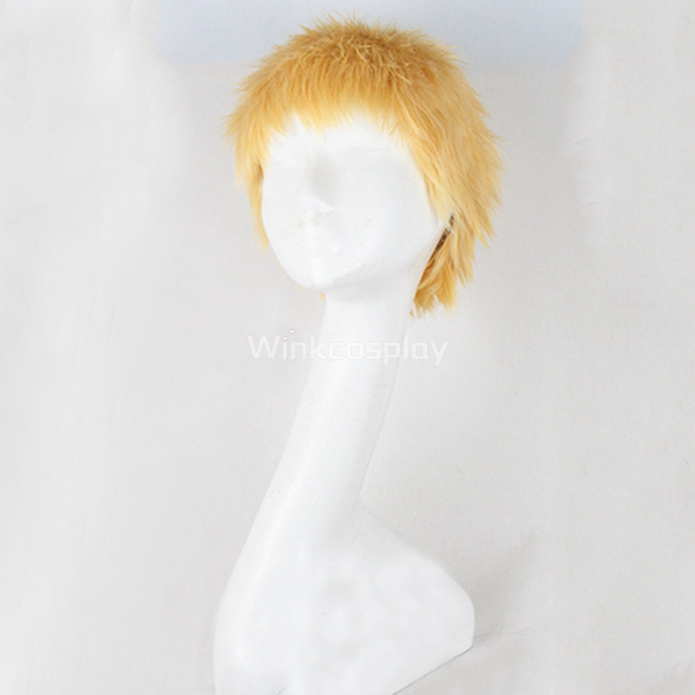 7th Hokage Uzumaki Naruto from Naruto Halloween Golden Cosplay Wig - Winkcosplay