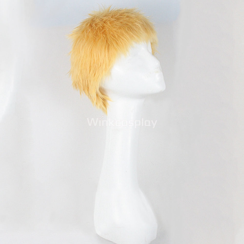 7th Hokage Uzumaki Naruto from Naruto Halloween Golden Cosplay Wig - Winkcosplay