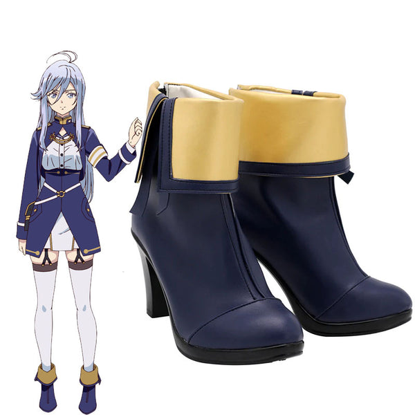 86-EIGHTY-SIX Vladilena Milize Blue Cosplay Shoes
