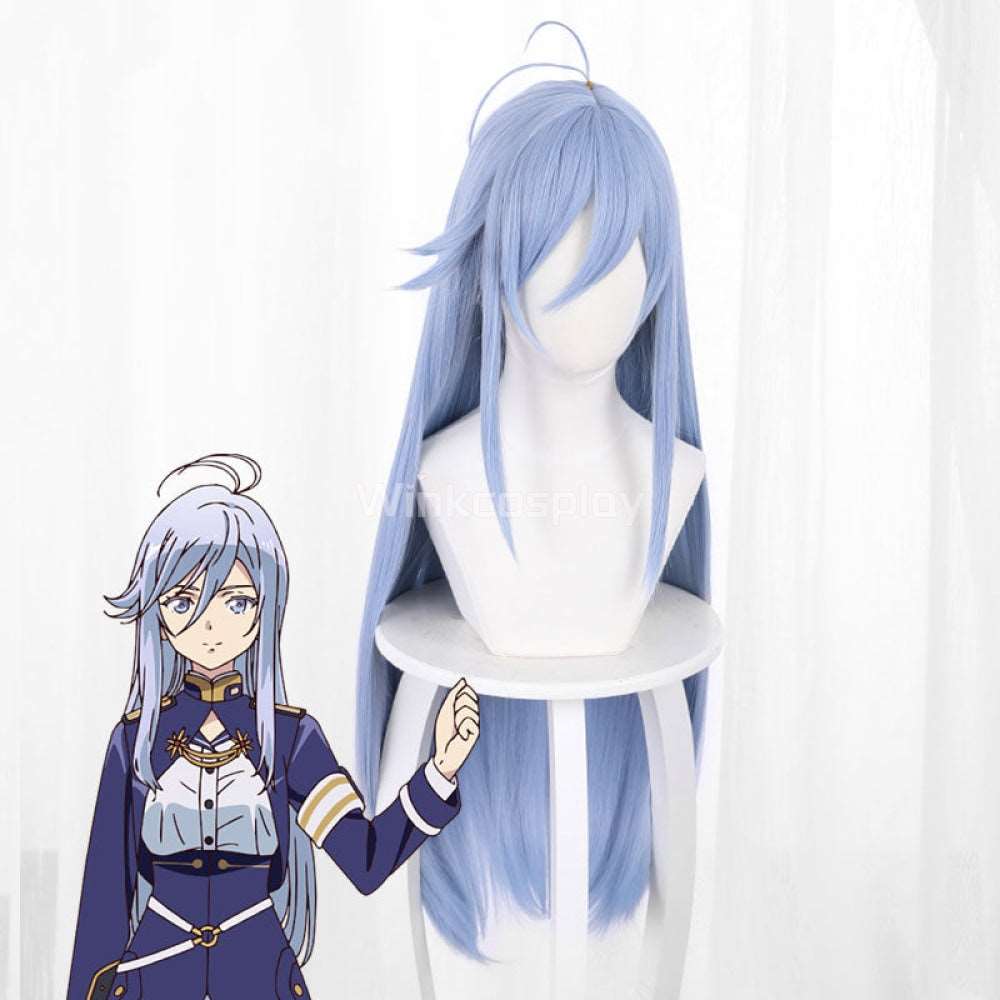 86-EIGHTY-SIX Vladilena Milize Blue Cosplay Wig