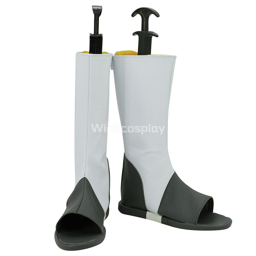 Akatsuki Deidara from Naruto Halloween White Shoes Cosplay Boots