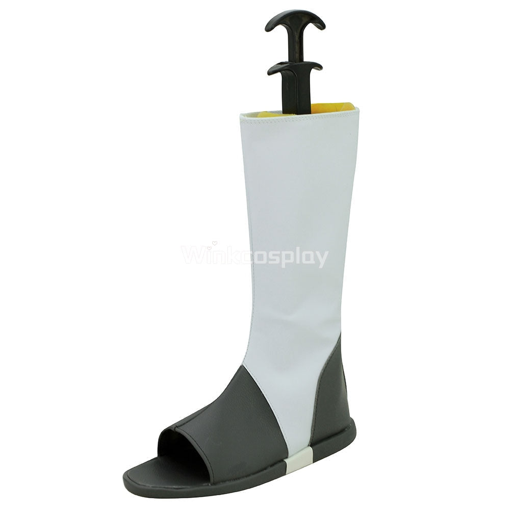 Akatsuki Deidara from Naruto Halloween White Shoes Cosplay Boots