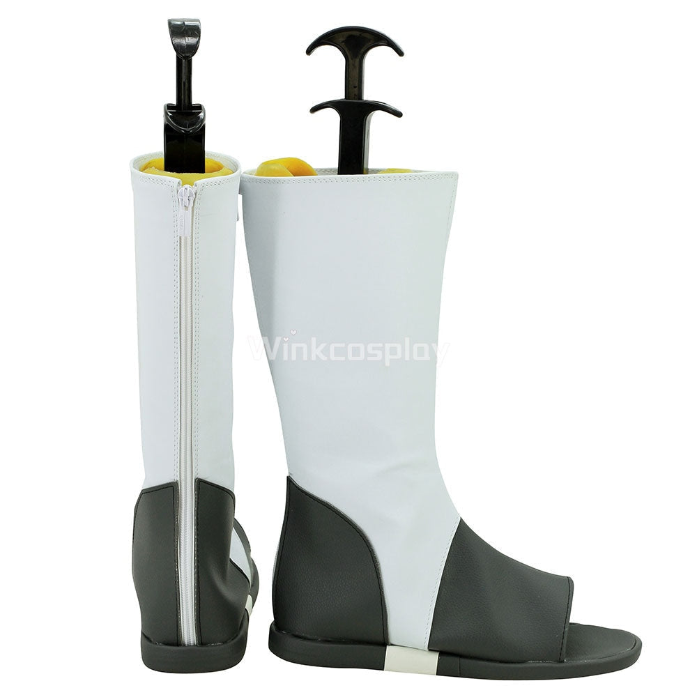 Akatsuki Deidara from Naruto Halloween White Shoes Cosplay Boots