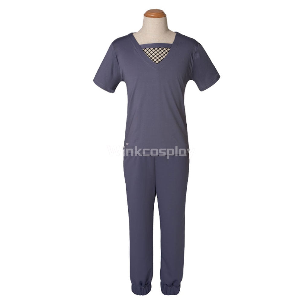 Akatsuki Itachi Uchiha from Naruto Halloween Top and Pant Cosplay Costume - Winkcosplay