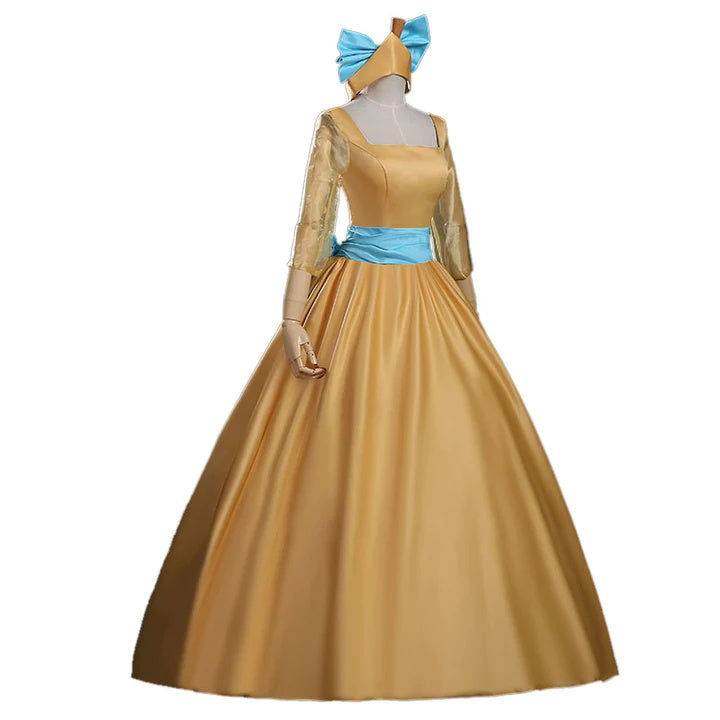 Anastasia Anastasia Princess Yellow Dress Cosplay Costume