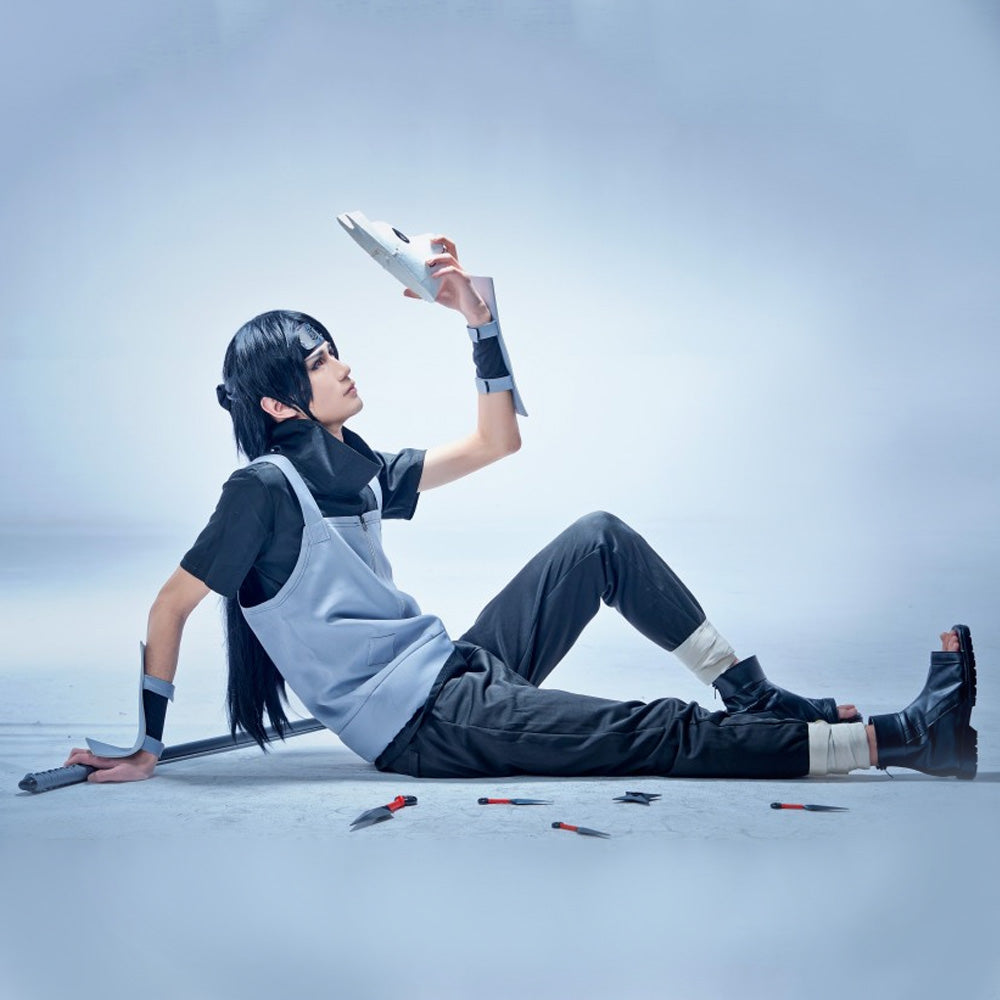 Anbu's Itachi Uchiha from Naruto Halloween Cosplay Costume - Winkcosplay