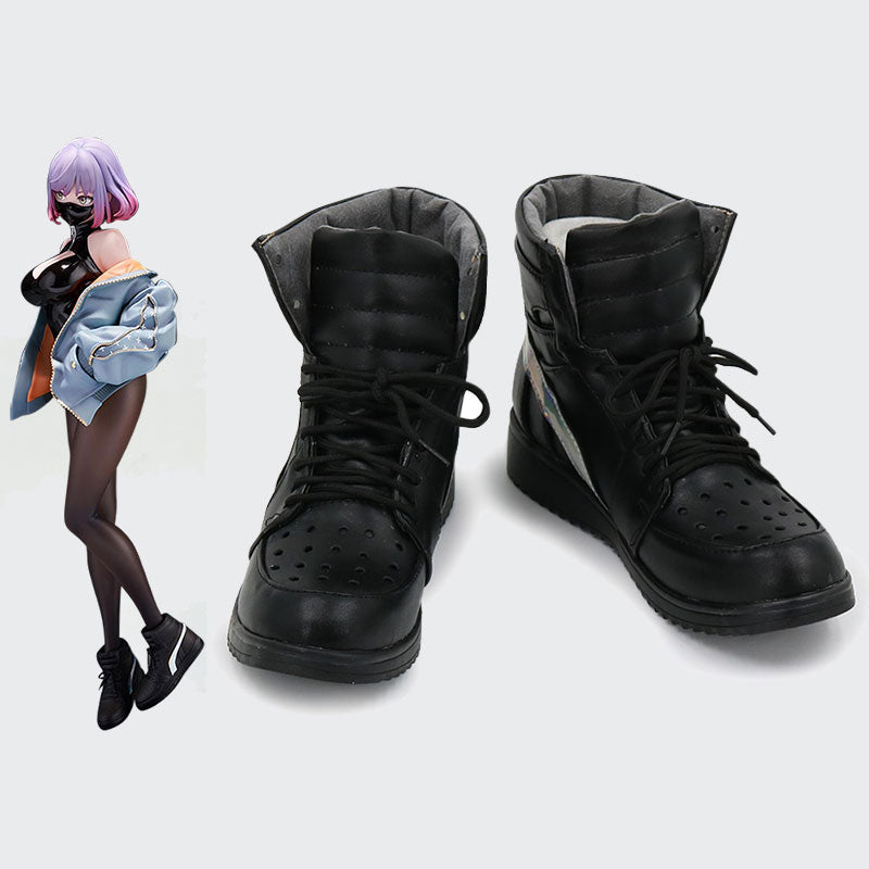 Astrum Design Mask Girl Luna Black Cosplay Shoes