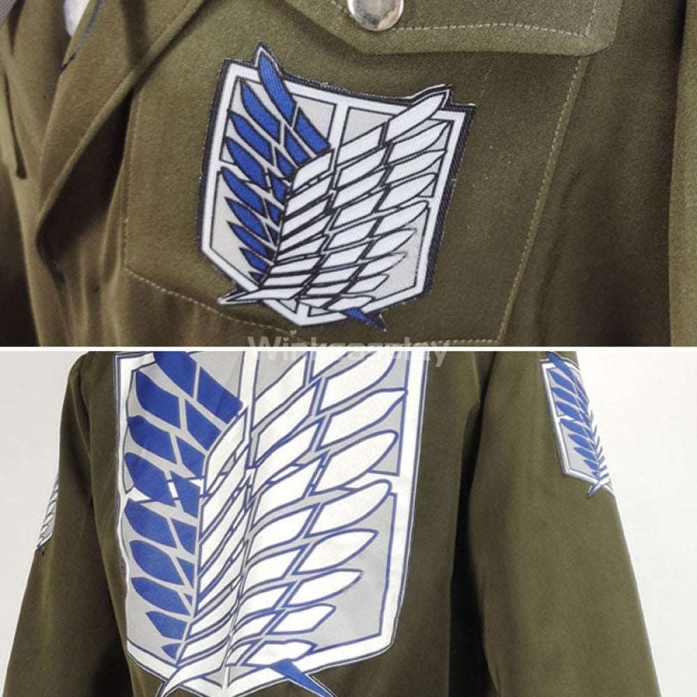 Attack On Titan Final Season Armin Arlert Levi Ackerman Survey Corps Cosplay Costume