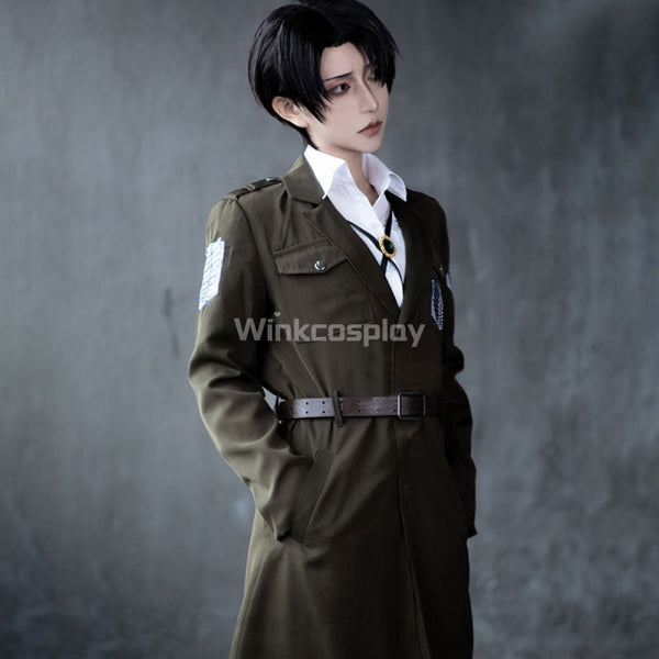 Attack On Titan Final Season Armin Arlert Levi Ackerman Survey Corps Cosplay Costume