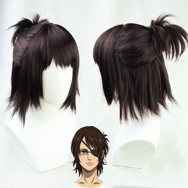 Attack On Titan Shingeki No Kyojin Final Season Hange Zoë Hange Zoe Cosplay Wig -Select Eyepatch Glasses