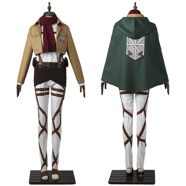 Attack on Titan Mikasa Ackerman Cosplay Costume