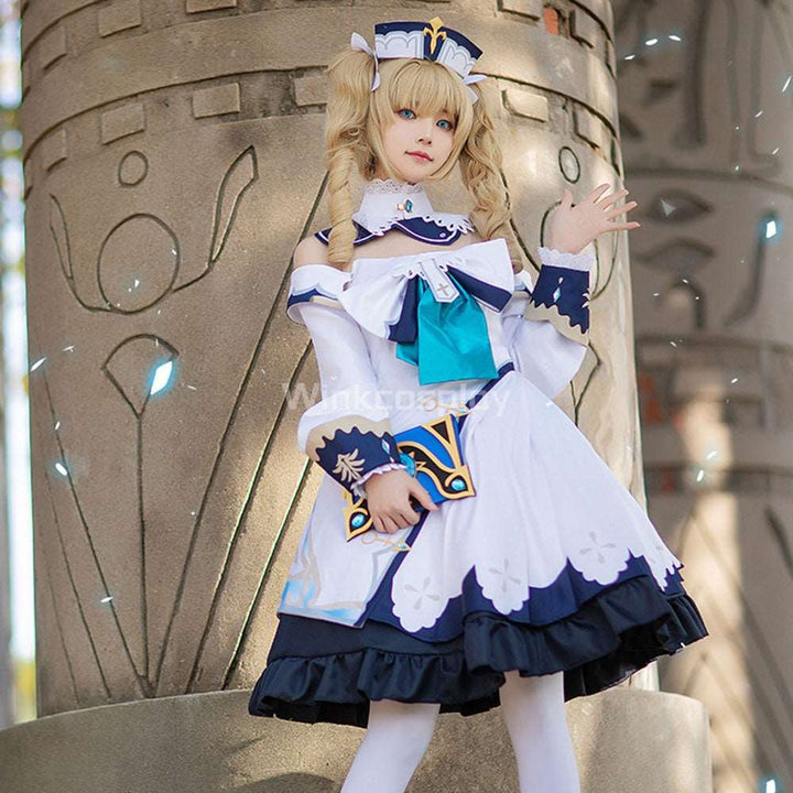 Barbara from Genshin Impact Halloween Cosplay Costume - Winkcosplay