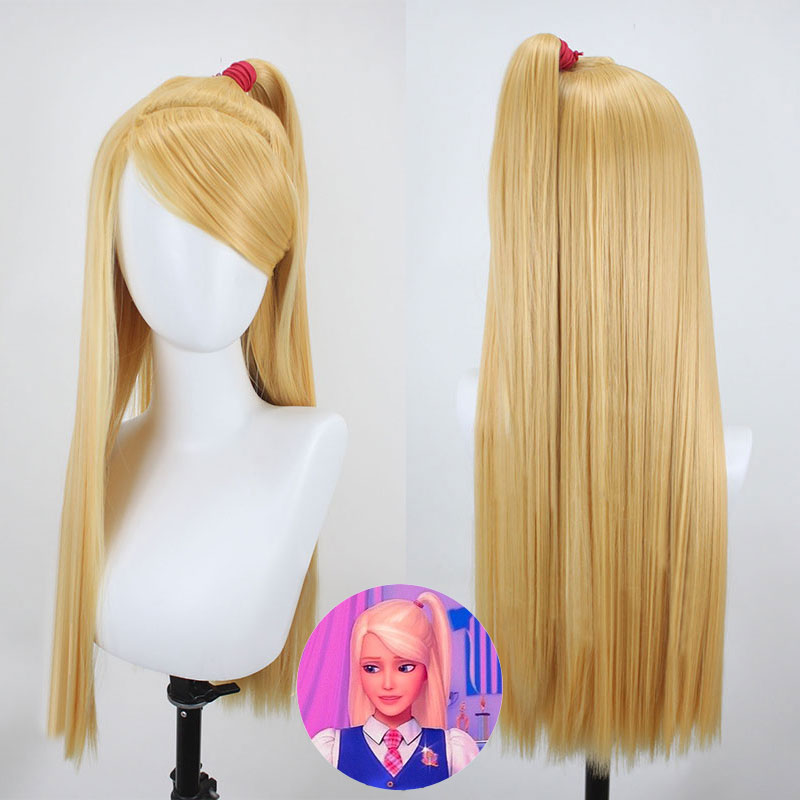 Barbie: Princess Charm School Princess Sophia Blair Willows Golden Cosplay Wig