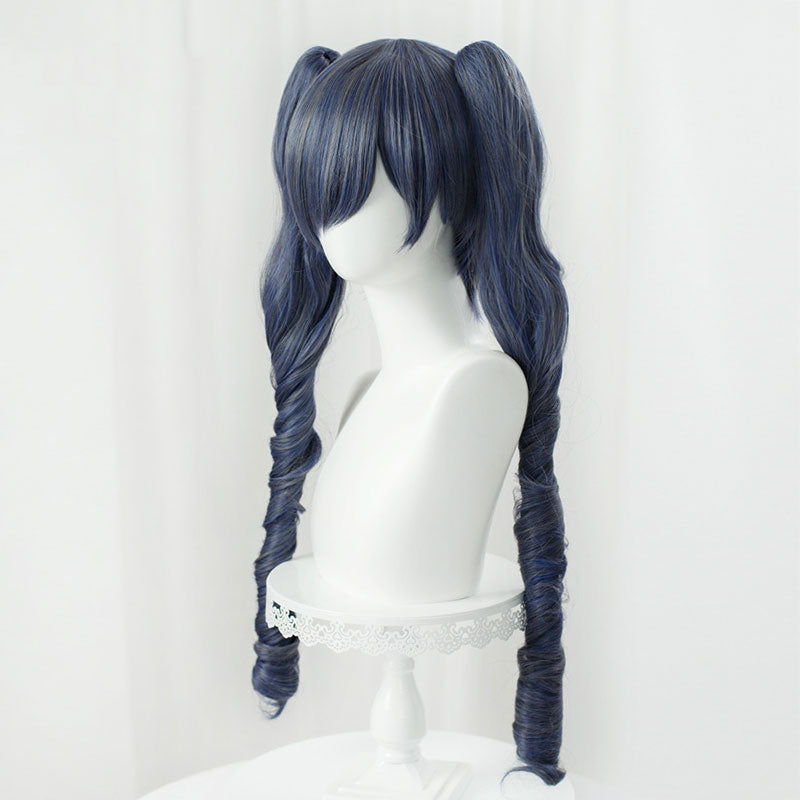 Black Butler Ciel Phantomhive Lolita Long Wig Grey Blue Cosplay Wig