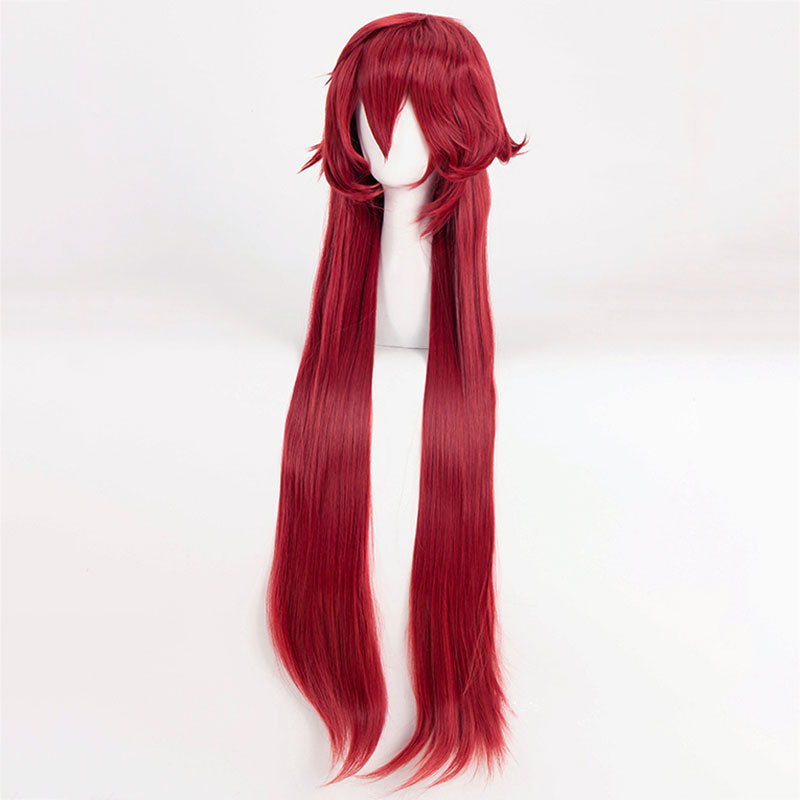 Black Butler Grelle Sutcliff Deep Red Cosplay Wig