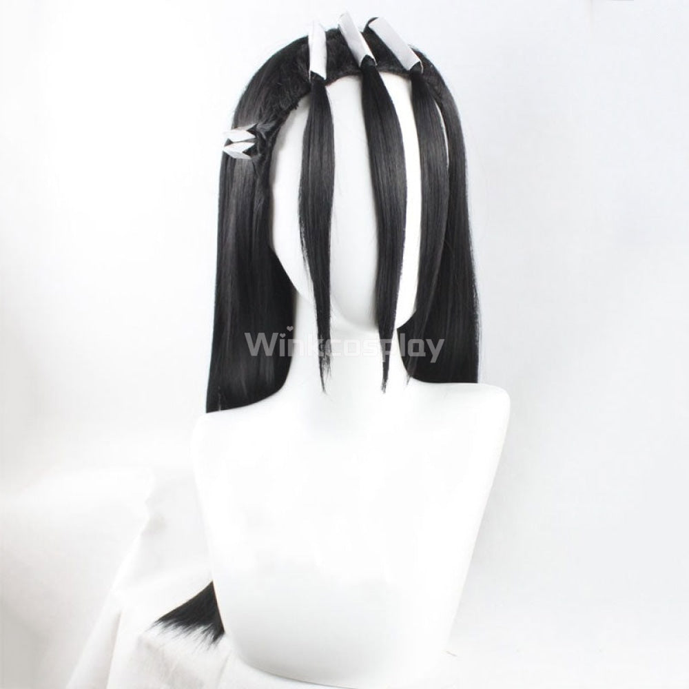 Bleach Byakuya Kuchiki Black Cosplay Wig