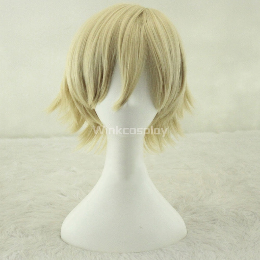 Bleach Kisuke Urahara Light Golden Cosplay Wig