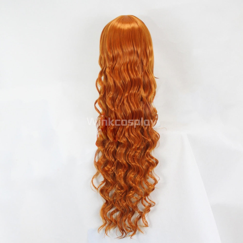 Bleach Matsumoto Rangiku Orange Cosplay Wig