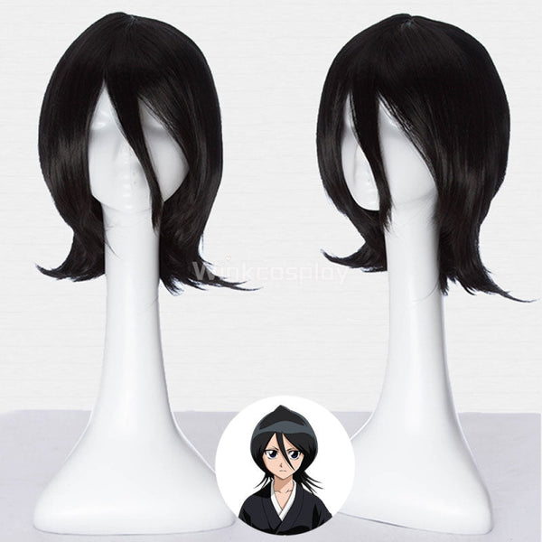 Bleach Rukia Kuchiki Black Cosplay Wig