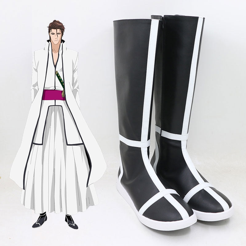 Bleach Sōsuke Aizen Seireitou Sousuke Aizen Grimmjow Jaegerjaquez Shoes Cosplay Boots