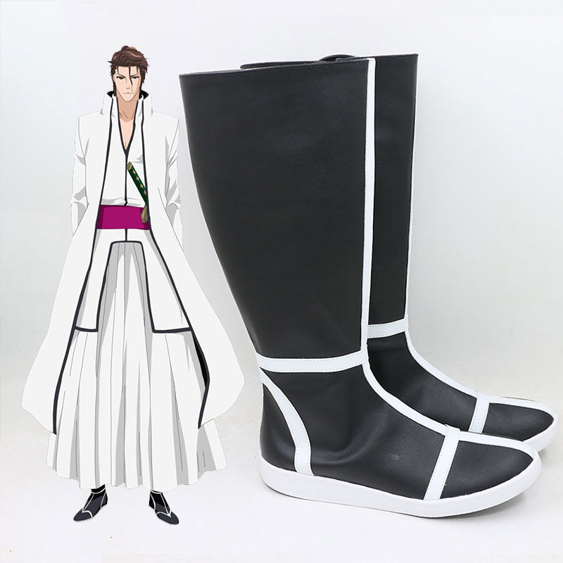 Bleach Sōsuke Aizen Seireitou Sousuke Aizen Grimmjow Jaegerjaquez Shoes Cosplay Boots