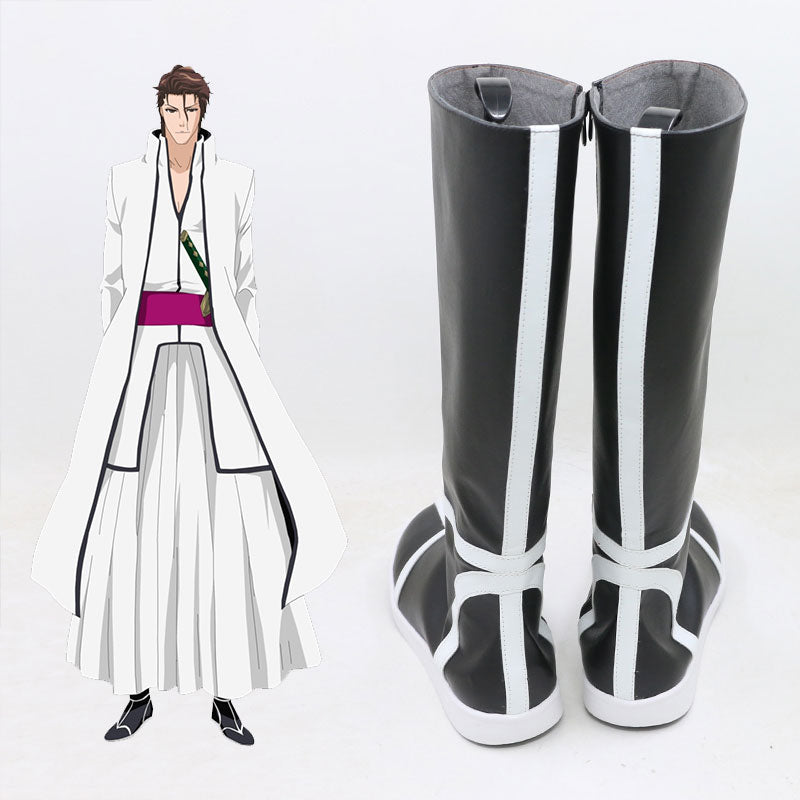 Bleach Sōsuke Aizen Seireitou Sousuke Aizen Grimmjow Jaegerjaquez Shoes Cosplay Boots