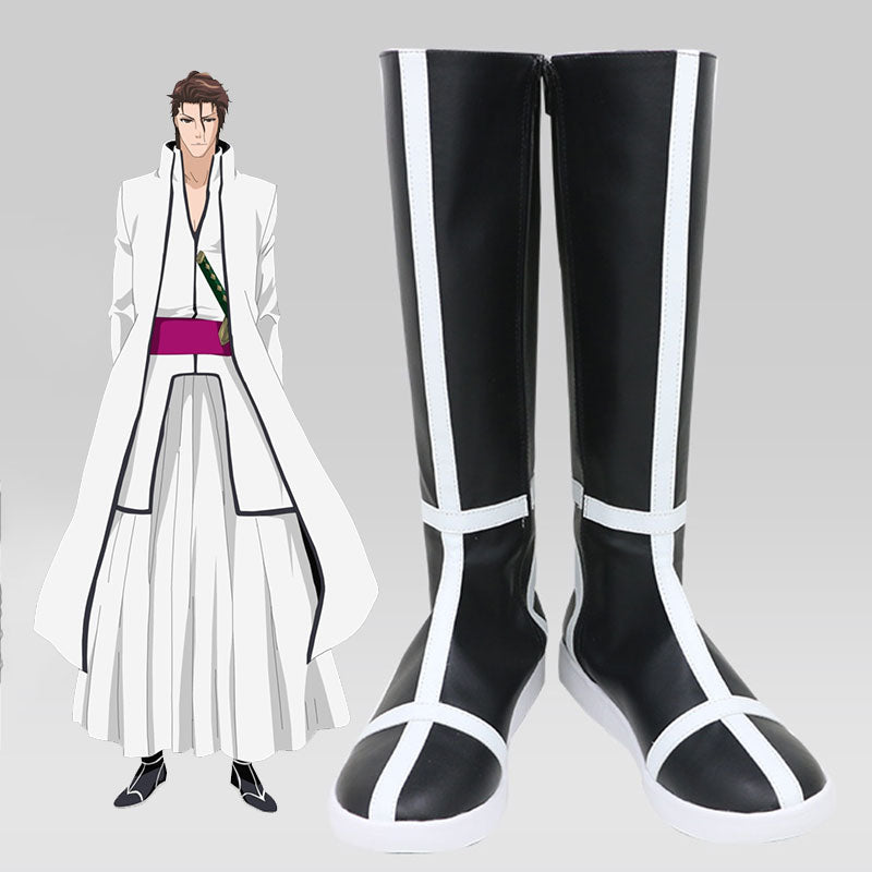 Bleach Sōsuke Aizen Seireitou Sousuke Aizen Grimmjow Jaegerjaquez Shoes Cosplay Boots