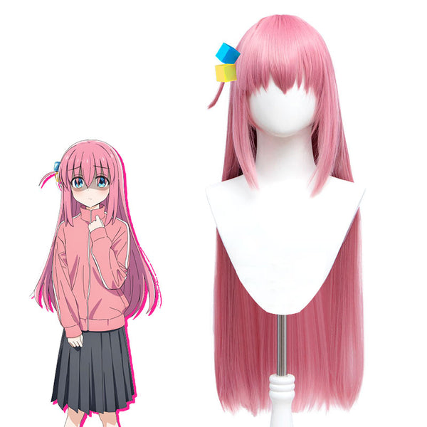 Bocchi the Rock! Hitori Gotoh Pink Cosplay Wig