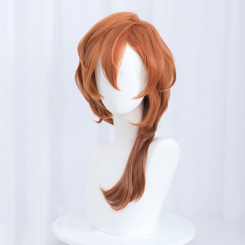 Bungo Stray Dogs Chūya Nakahara Chuuya Nakahara Chuya Nakahara Orange Cosplay Wig