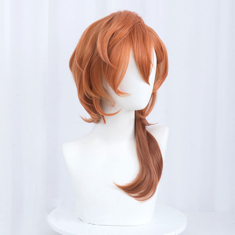 Bungo Stray Dogs Chūya Nakahara Chuuya Nakahara Chuya Nakahara Orange Cosplay Wig