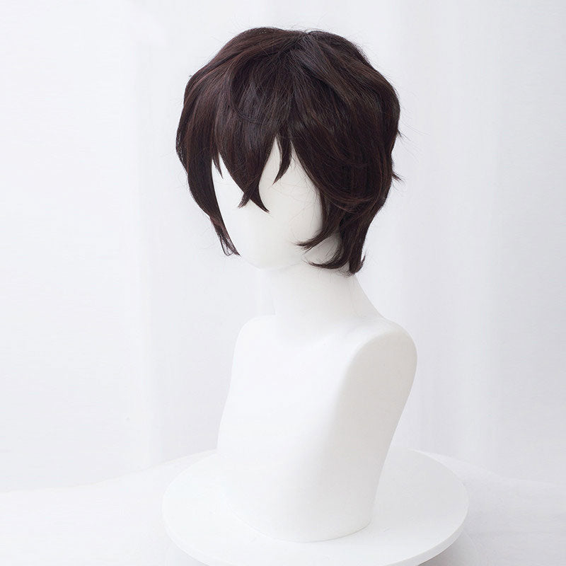 Bungo Stray Dogs Osamu Dazai Deep Brown Cosplay Wig