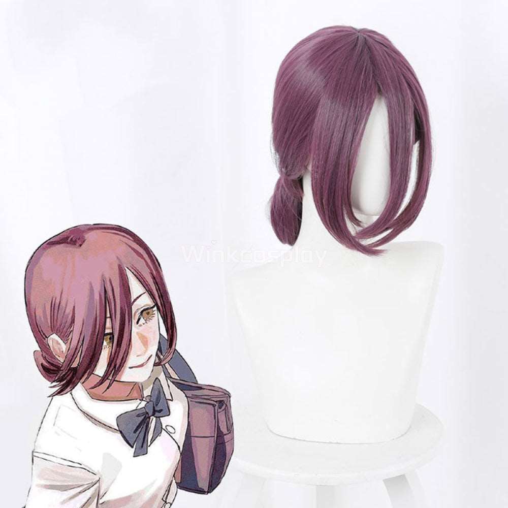 Chainsaw Man Bomb Girl Lady Reze Purple Cosplay Wig