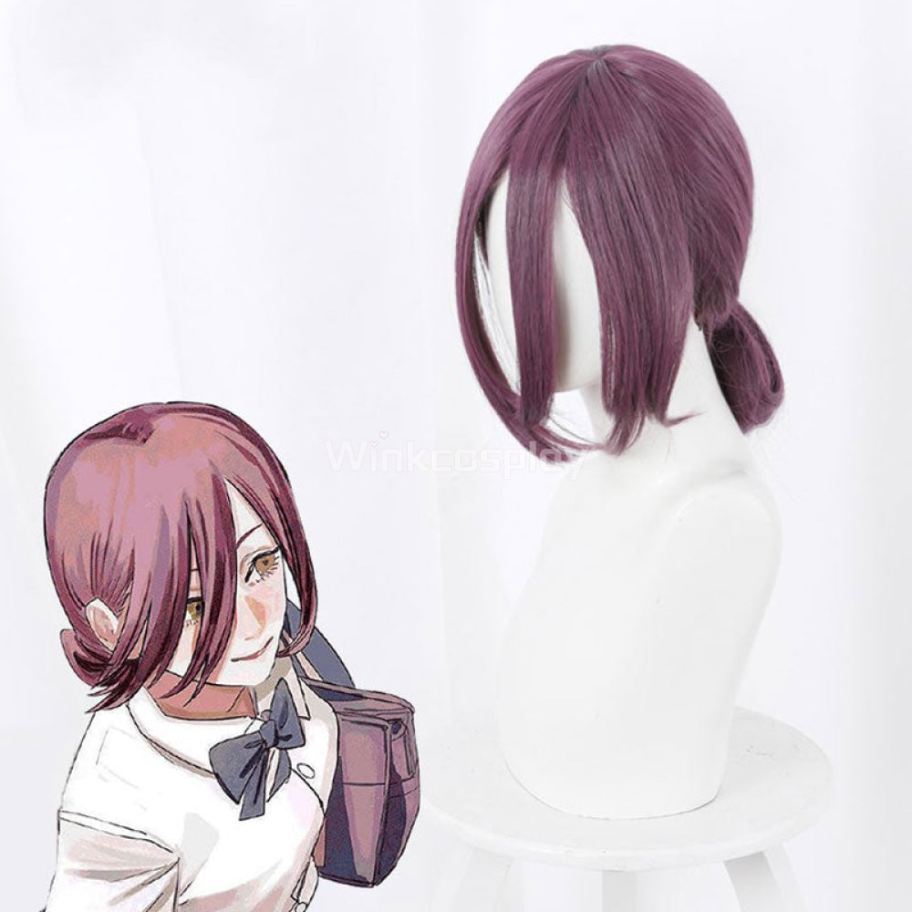 Chainsaw Man Bomb Girl Lady Reze Purple Cosplay Wig