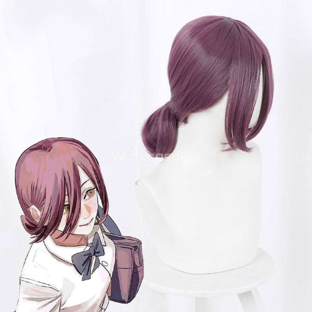 Chainsaw Man Bomb Girl Lady Reze Purple Cosplay Wig