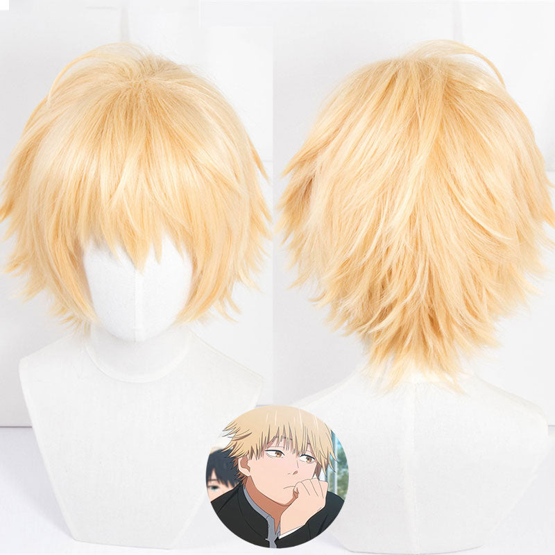 Chainsaw Man Denji Golden Cosplay Wig