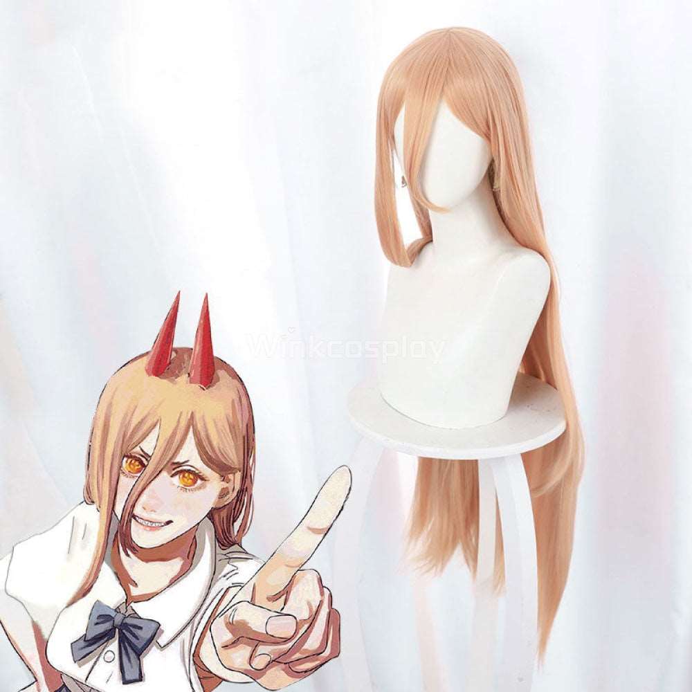 Chainsaw Man Power Orange Cosplay Wig