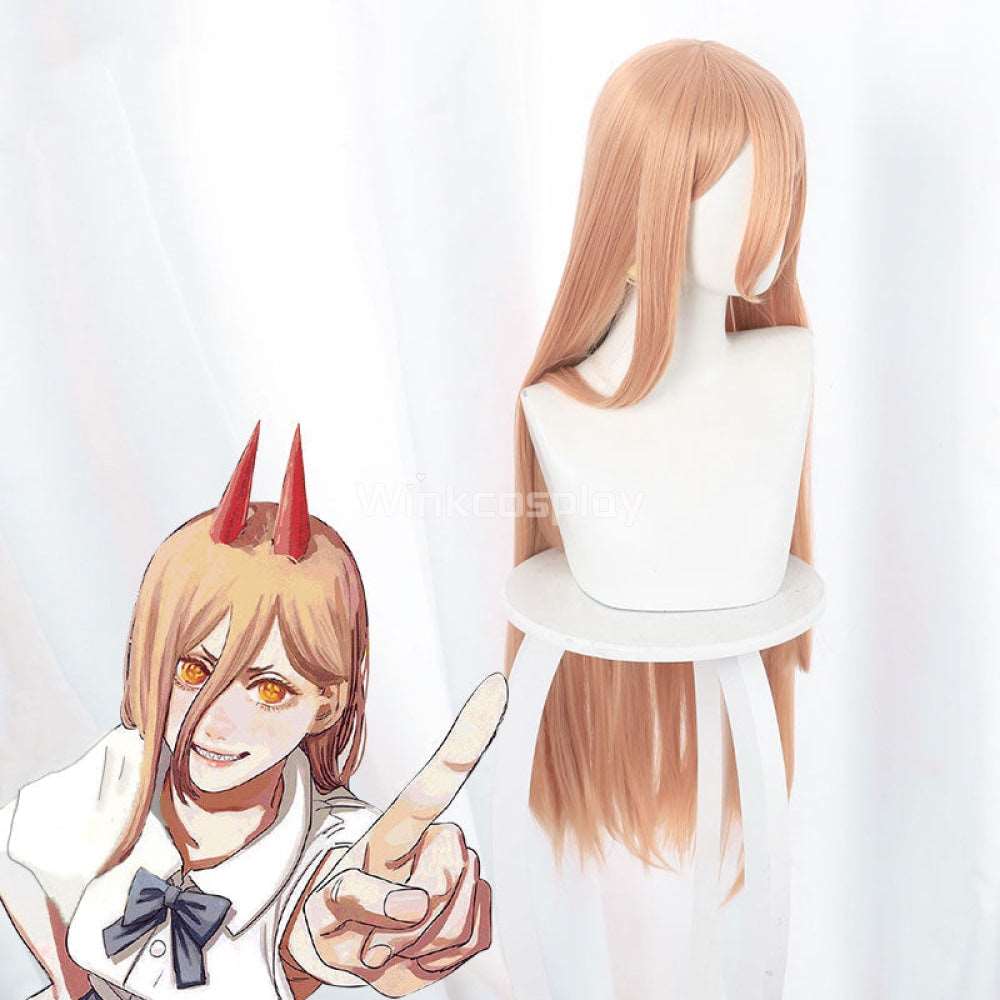 Chainsaw Man Power Orange Cosplay Wig