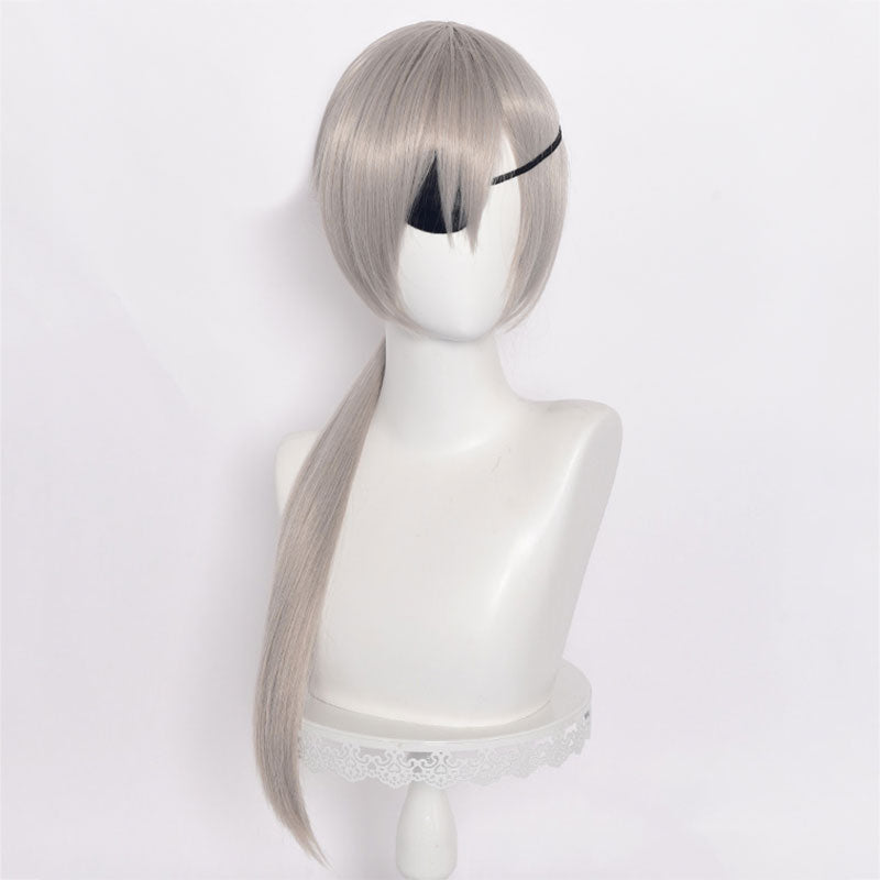 Chainsaw Man Quanxi Grey Cosplay Wig - Wig+Goggles