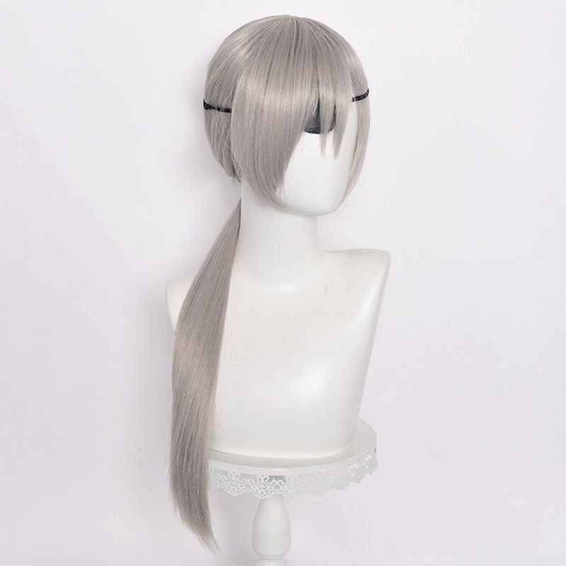 Chainsaw Man Quanxi Grey Cosplay Wig - Wig+Goggles