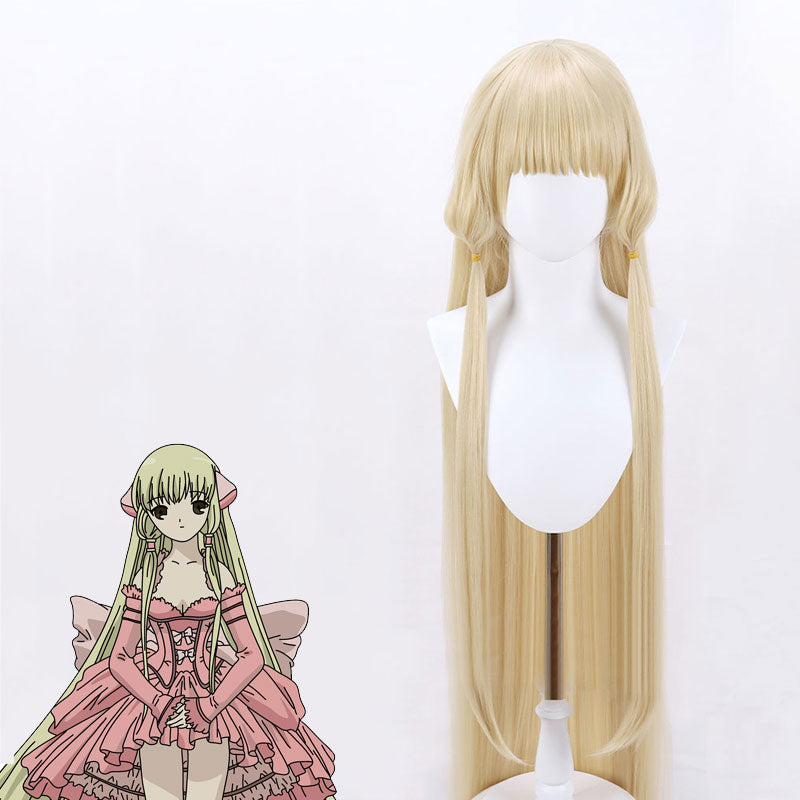 Chobits Chi Golden Cosplay Wig