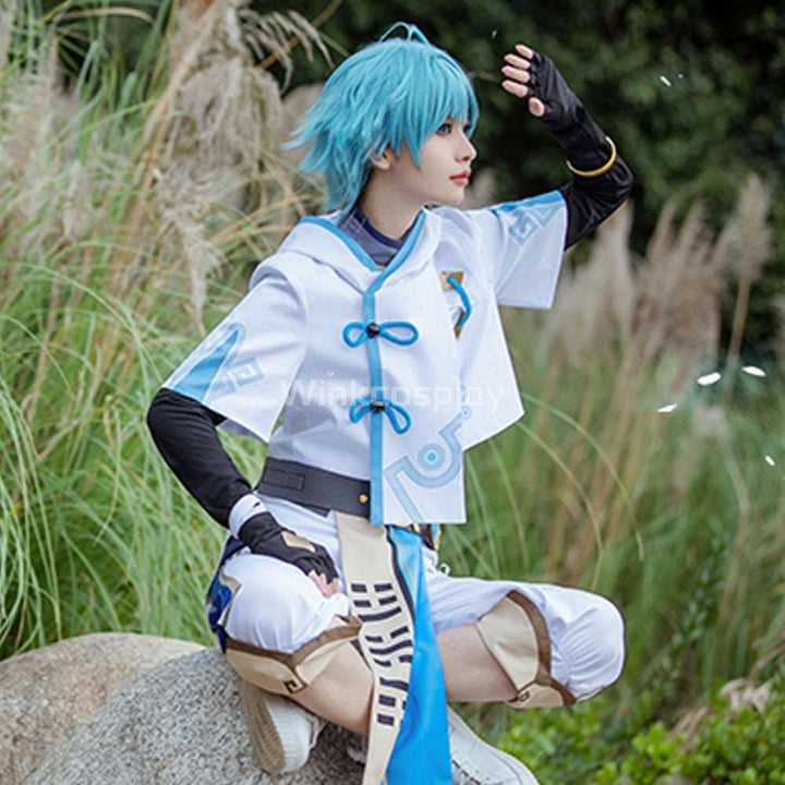 Chongyun from Genshin Impact Halloween Cosplay Costume - Winkcosplay
