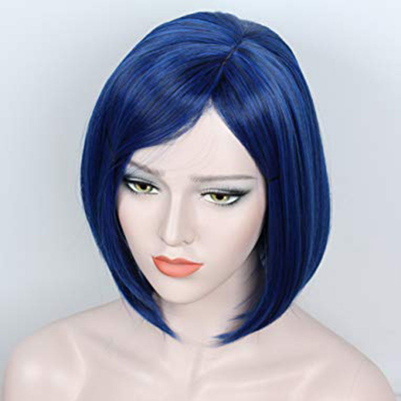 Coraline 2009 Movie Halloween Blue Cosplay Wig