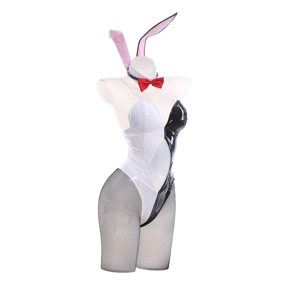 Danganronpa Junko Enoshima Bunny Girl Monokuma Cosplay Costume