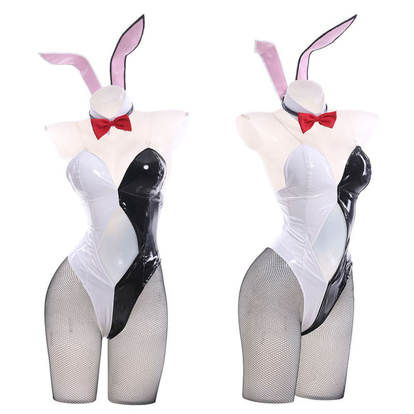 Danganronpa Junko Enoshima Bunny Girl Monokuma Cosplay Costume